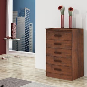 Cômoda Organizadora Grande 5 Gavetas Quarto Casal Café