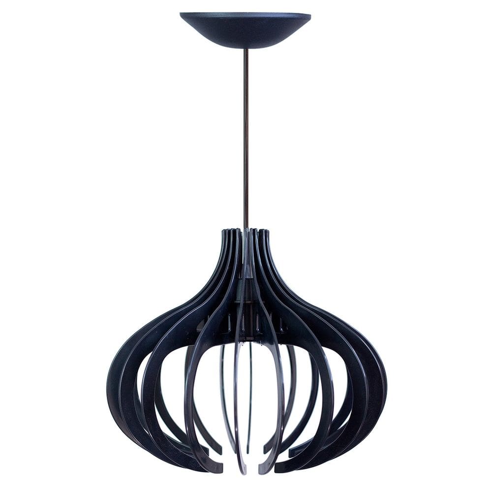 Luminária para Sala de Estar Pendente Brovalia Preto