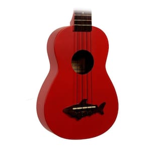 Ukulele Kala Makala MK-SS-RED Shark Bridge Soprano Red Sea