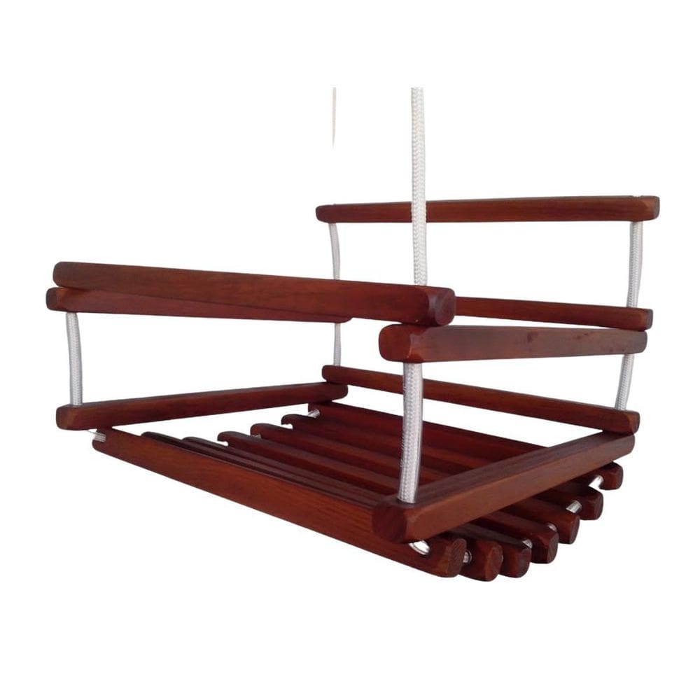 Balanço Madeira 40X35 Mogno
