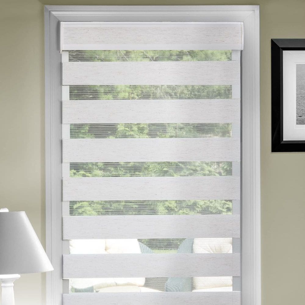 Abajur de janela Achim Celestial Sheer 76x183cm de linho