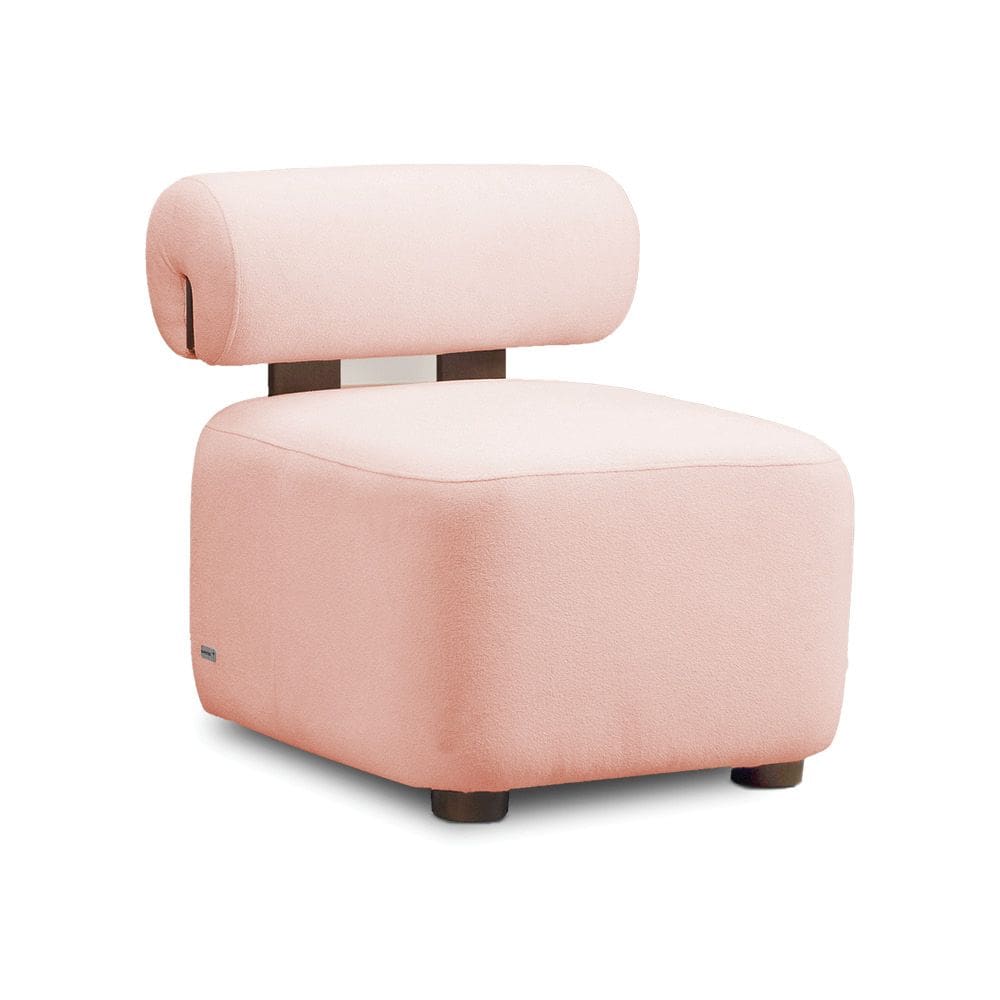 Poltrona Decorativa para Sala Helora Bouclê E03 - D`Rossi