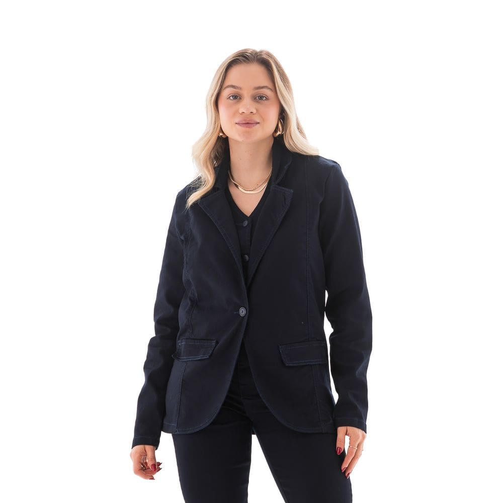 Blazer Jeans Feminino Arauto Comfy Blue Essence