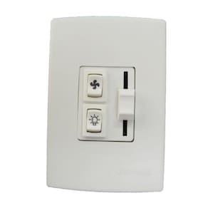 Controle De Ventilador Cinza Bivolt com Luz + Reversão