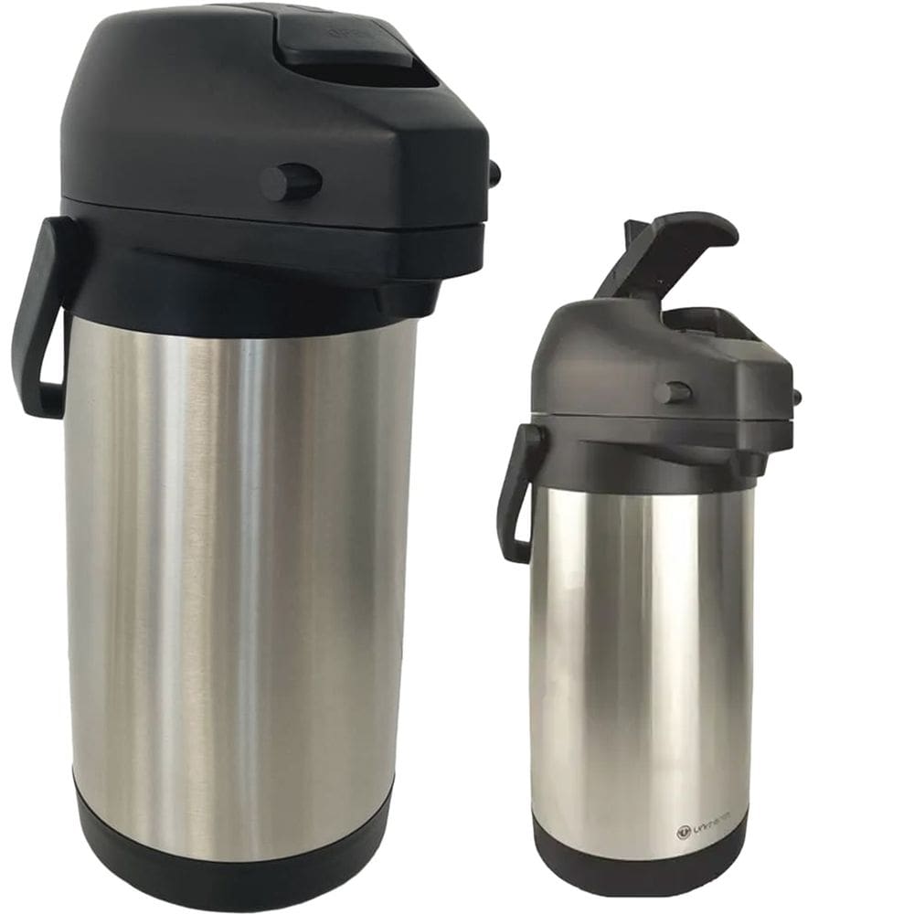 Garrafa Térmica 100% Em Inox 2.5 Litros Quente e Frio Acionamento Por Alavanca