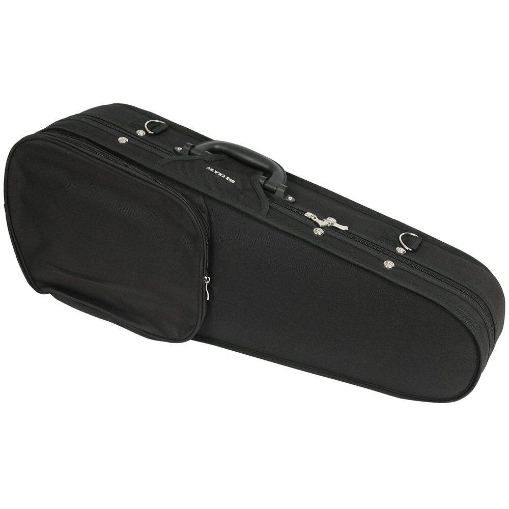 Estojo para ukulele Kala Concert Polyfoam com alças de ombro preto