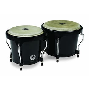 Bongos Latin Percussion LP Aspire Fiberglass LPA601F-BK Preto