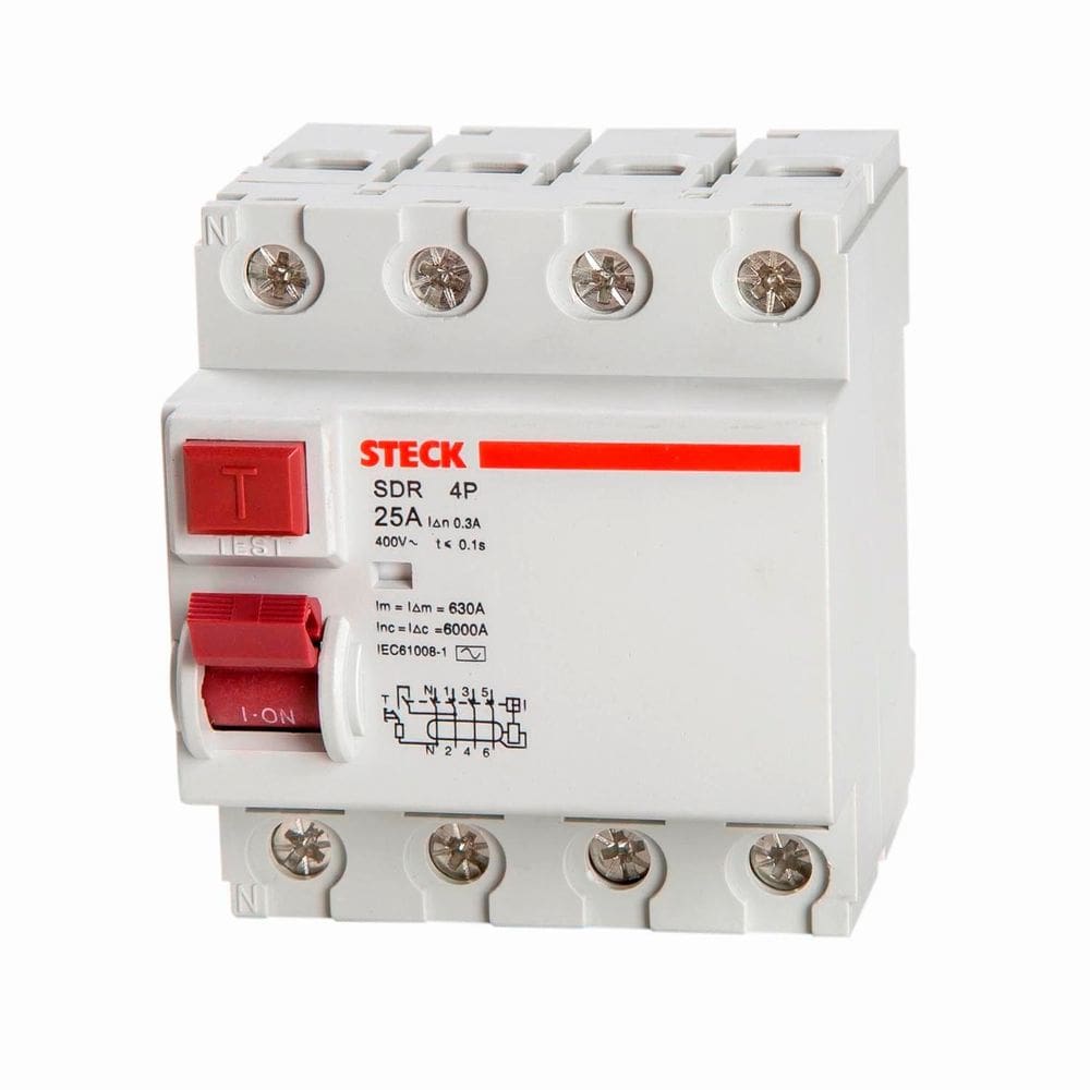 Interruptor DR Steck 4P 30mA ABNT - Branco