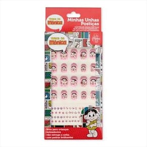 Kit Balão Magico Unha Postiça Infantil +balm Da Magali