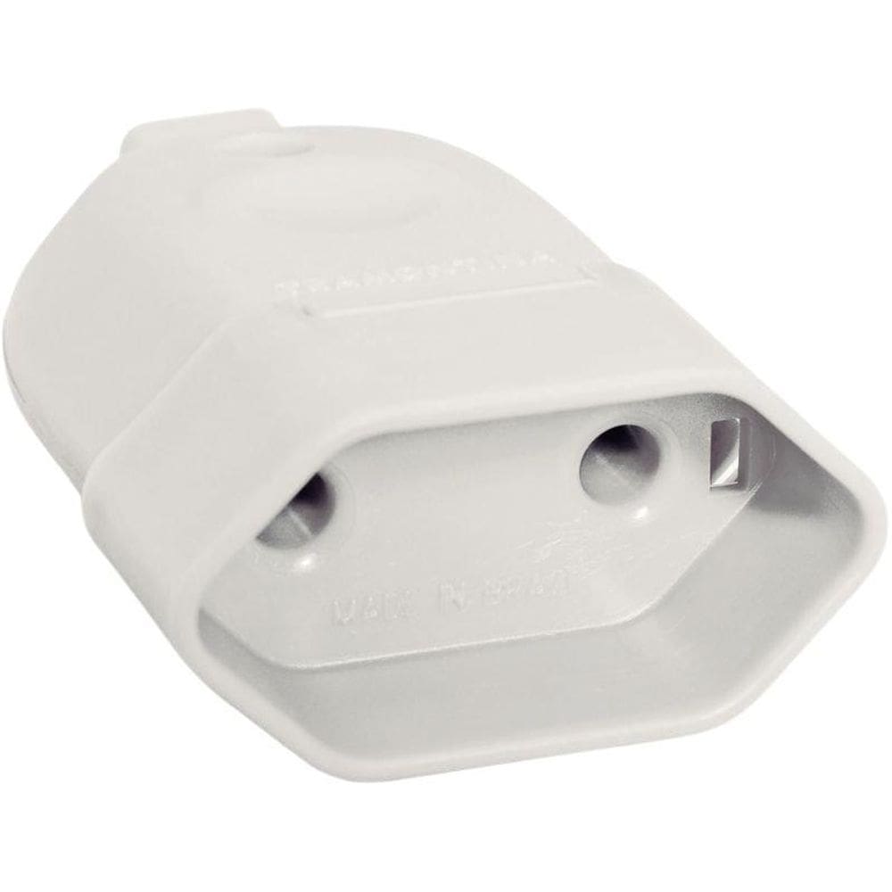 Plugue Fêmea 2P 10A 250V Branco Tramontina