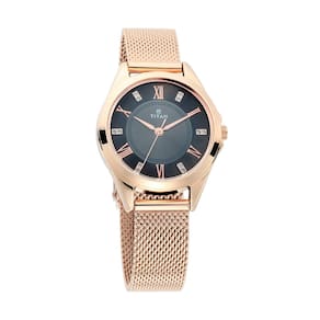 Relógio Titan Sparkle 2565WM01 analógico feminino em aço inoxidável