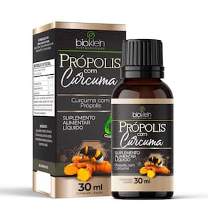 Própolis com Cúrcuma Gotas 30ml Imunidade Natural - Bioklein