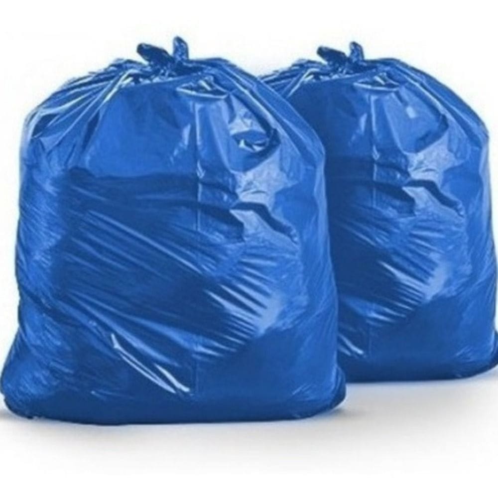 Saco Para Lixo Azul 200 Litros 85X95 100 Unidades Reforçado M07