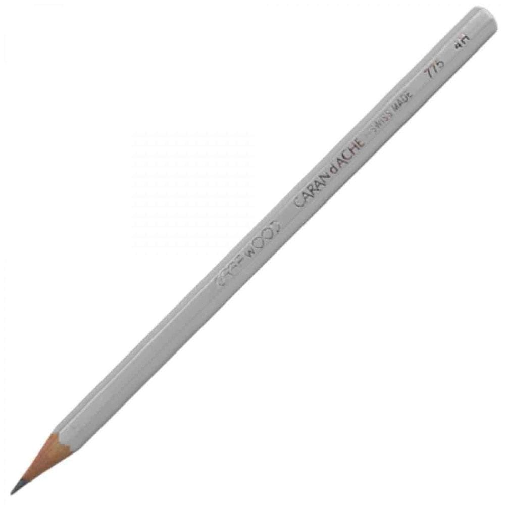 Lapis Grafite Graduado Grafwood 775 Caran D Ache 4H