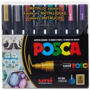 Conjunto de marcadores de pintura Posca PC-5M Water Based Permanent x8