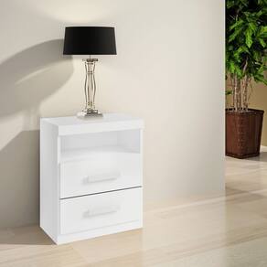 Mesa de Cabeceira Compacto Quarto Cama