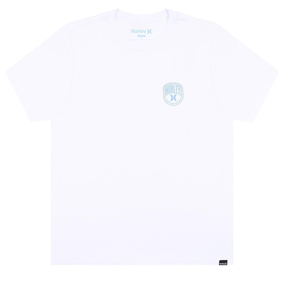 Camiseta Hurley Escudo WT25 Masculina Branco