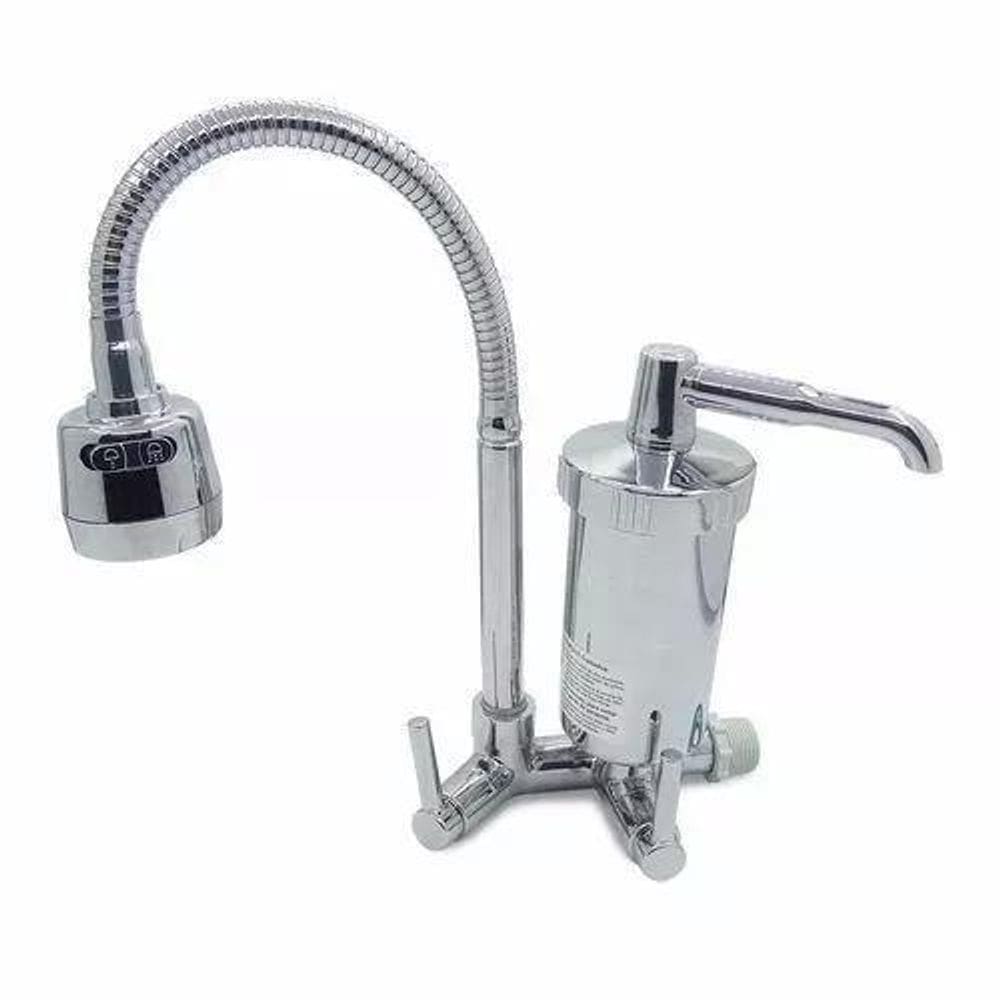 Torneira Luxo Bica Movel Gourmet Parede Filtro Abs C-66