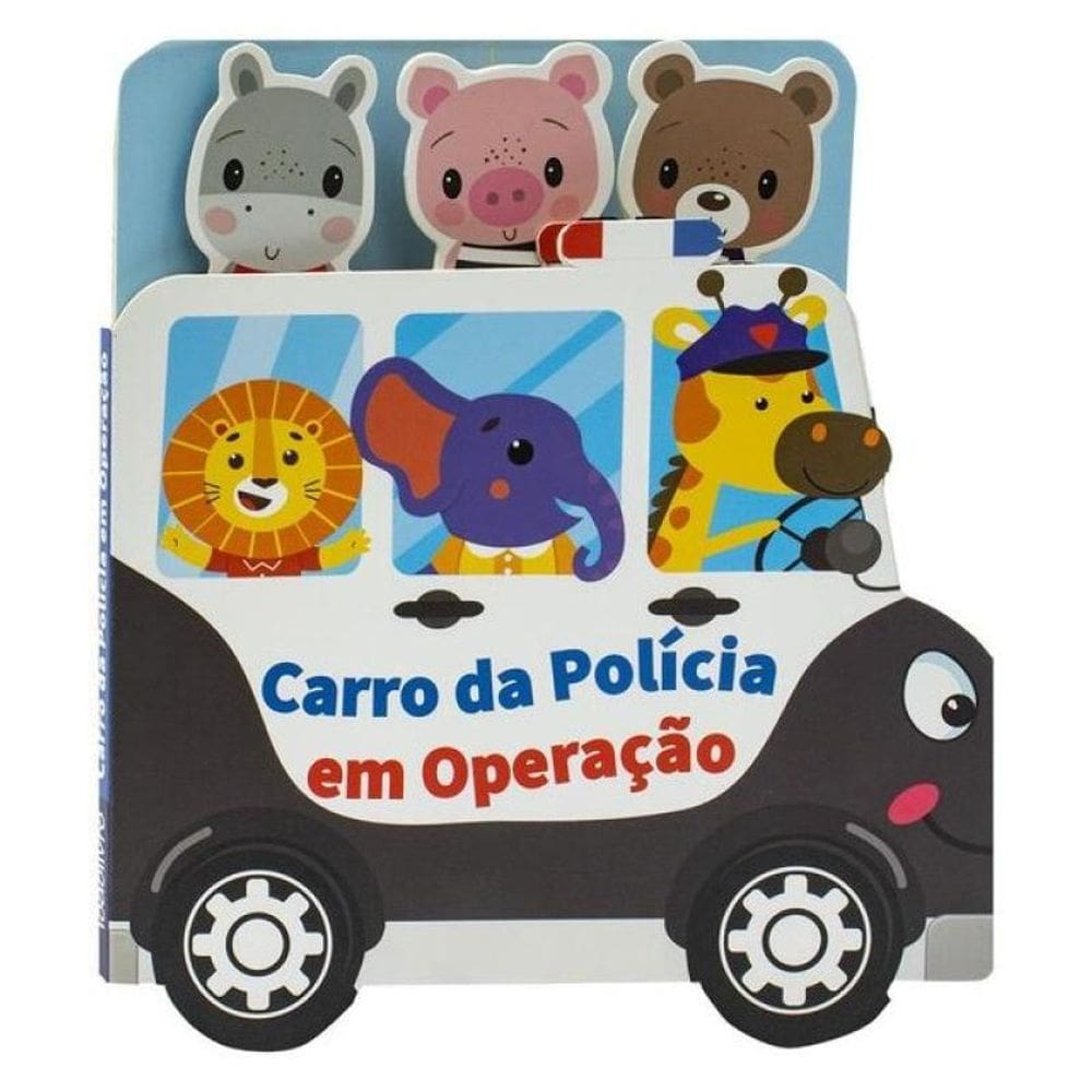 Passeando Pela Cidade: Carro Da Polícia Em Operação