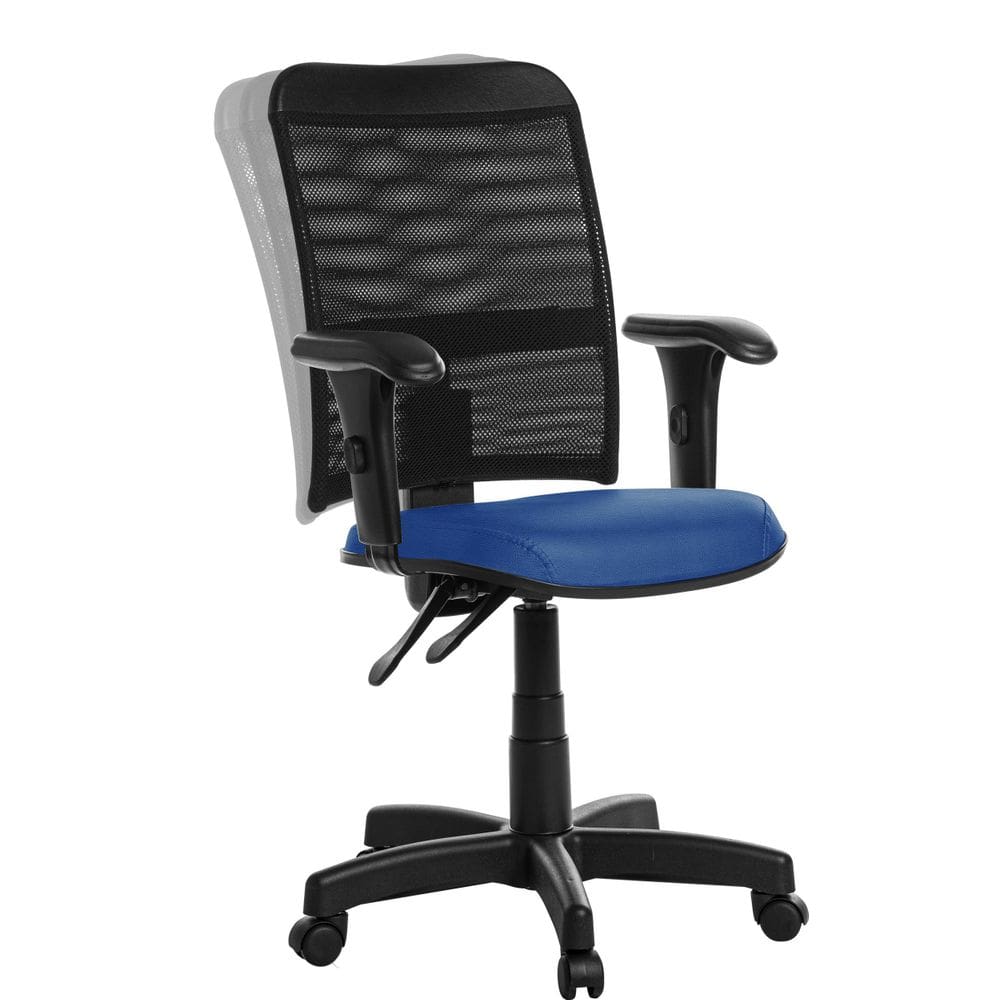 Cadeira de Escritório Giratória Azul 15kg