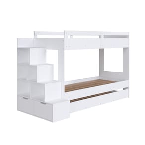 Cama Treliche Com Colchão Infantil Branco Completa