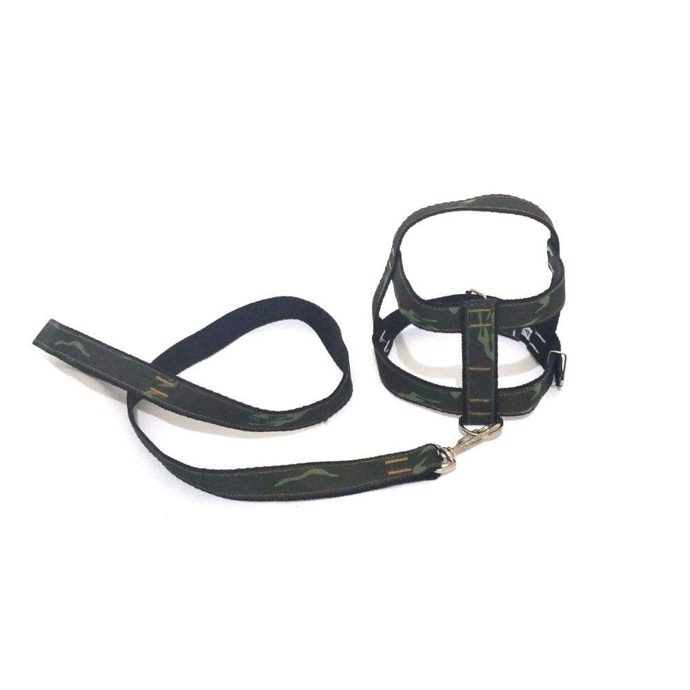 Conjunto Guia Peitoral 25mm camuflado Tamanho 4 42 cm50 cm