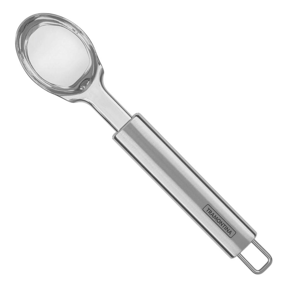 Colher De Sorvete Tramontina Marffim Aço Inox Sobremesa Utensílio