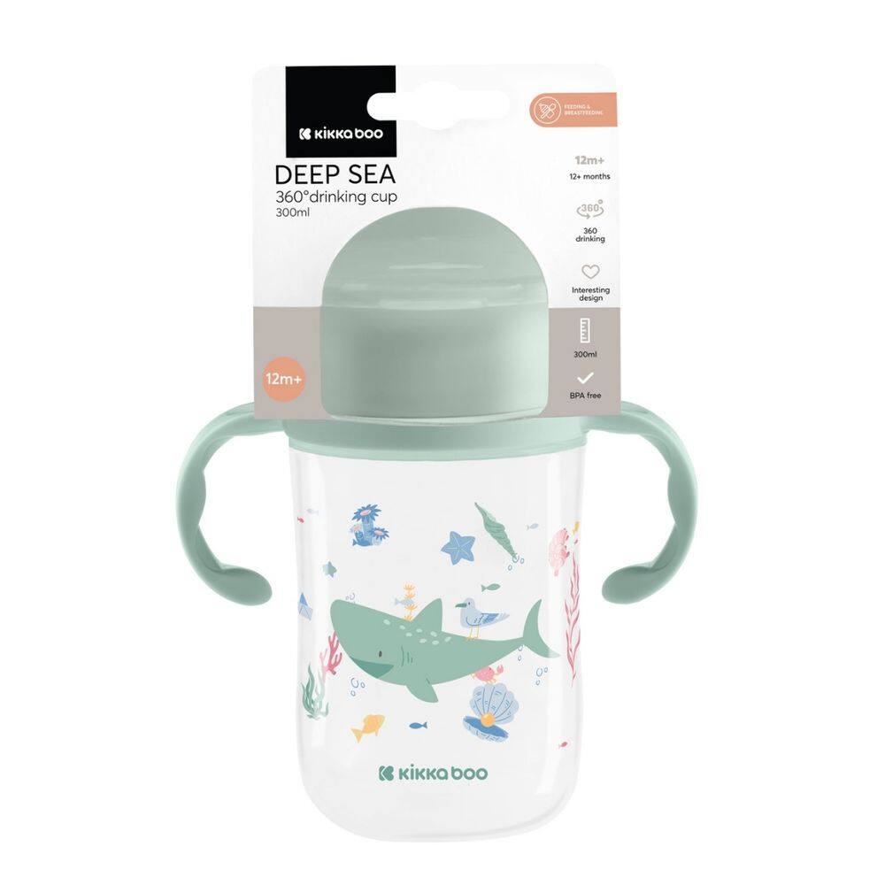 Copo Deep Sea 360º Mint 300 ml - Kikkaboo