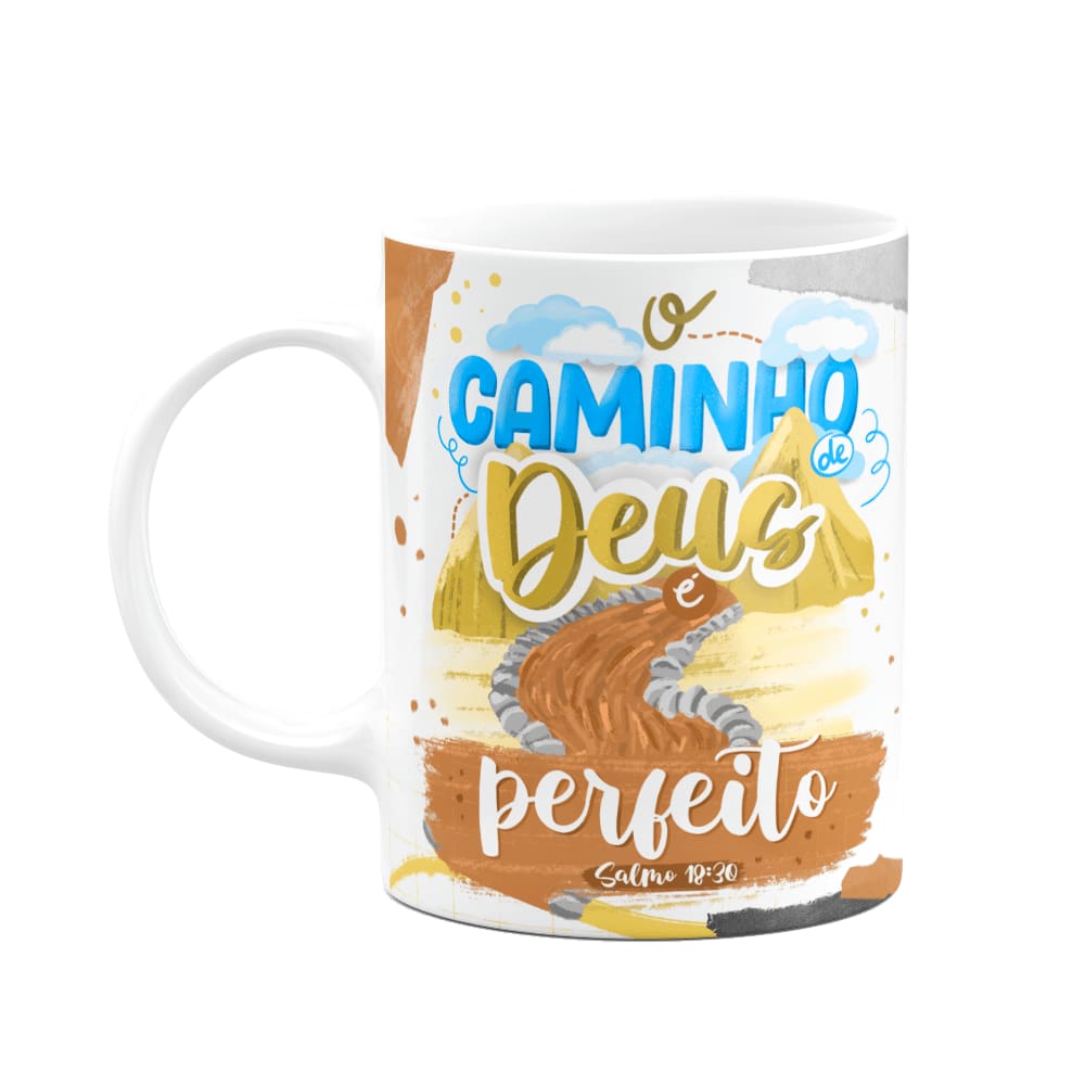 Caneca Salmo 18:30 - O caminho de Deus é perfeito