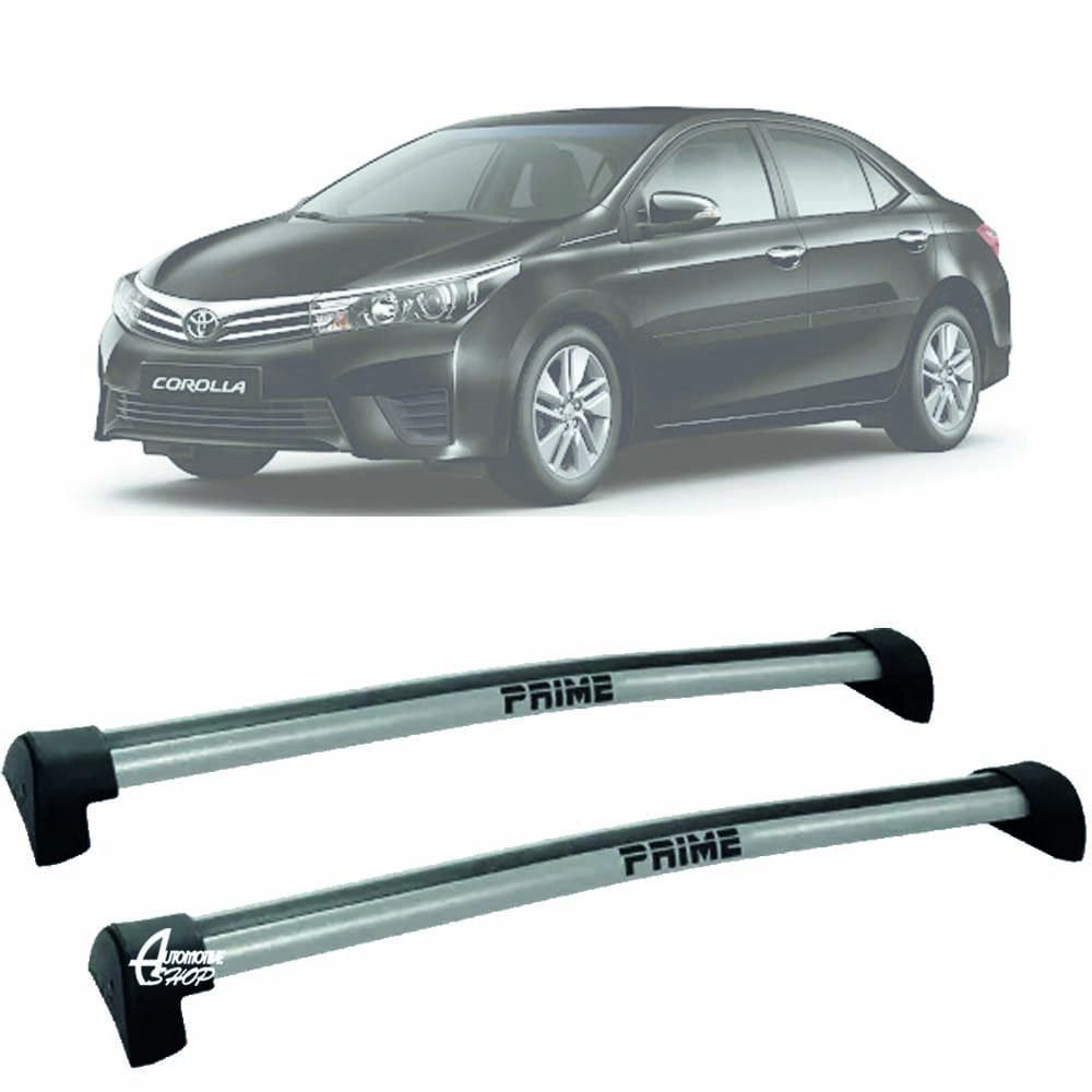 Rack Teto Aluminio Prime Toyota Corolla 15 a 19 Prata PR013