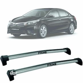 Rack Teto Aluminio Prime Toyota Corolla 15 a 19 Prata PR013
