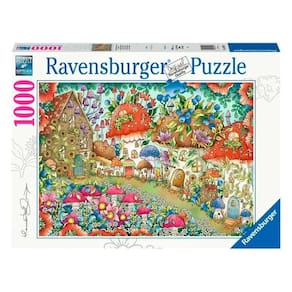 Puzzle 1000 peças Casa de Cogumelos - Importado - Ravensburger