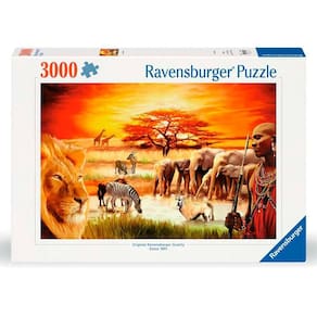 Puzzle 3000 peças Savana Masai - Importado - Ravensburger