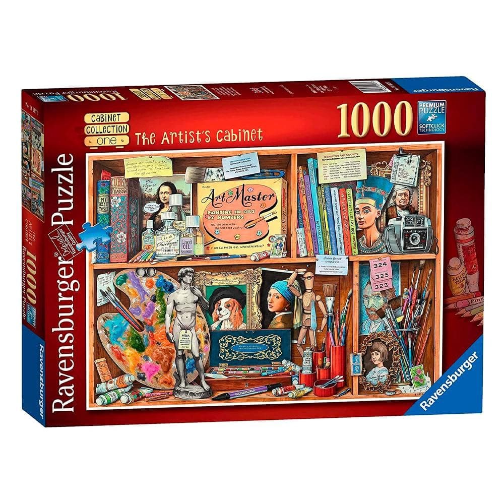 Puzzle 1000 Peças Estante de Artes - Importado - Ravensburger