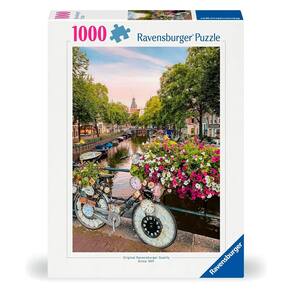 Puzzle 1000 peças Bicicleta em Amsterdam - Importado - Ravensburger