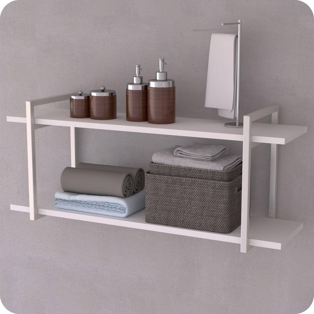Prateleira Estilo Industrial Banheiro Parede GND BB 80cm