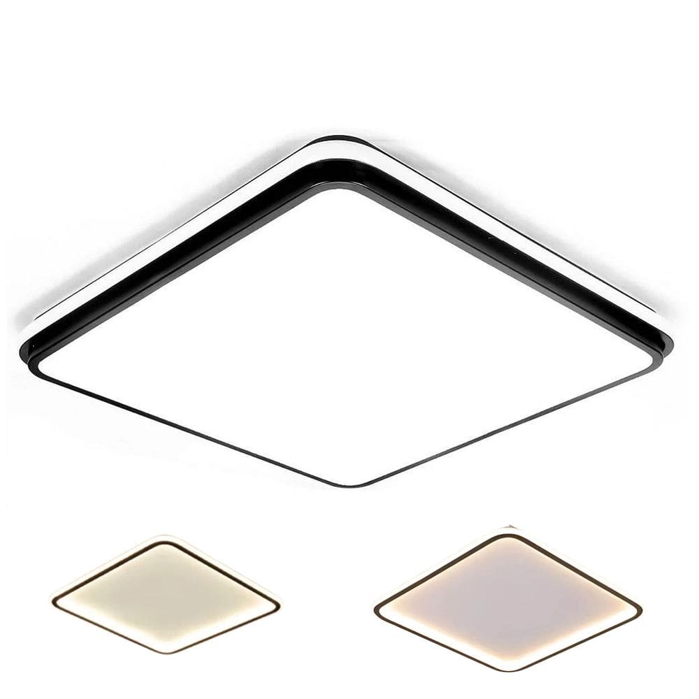 Plafon Lustre LED 3 em 1 Sobrepor Decoraçao Moderno Iluminaçao Casa Quarto Sala de Estar Residencial Empresarial Recepçao