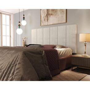 Painel Cama Box Solene 1,60 Tecido Suede Cor Nude Comprar