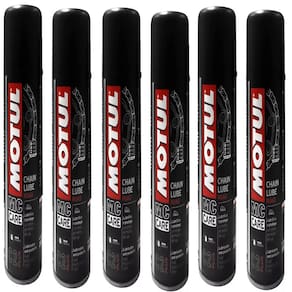 Kit Com 6 Lubrificantes Corrente Moto Bike Motul C2 Chain Lube Road 200Ml