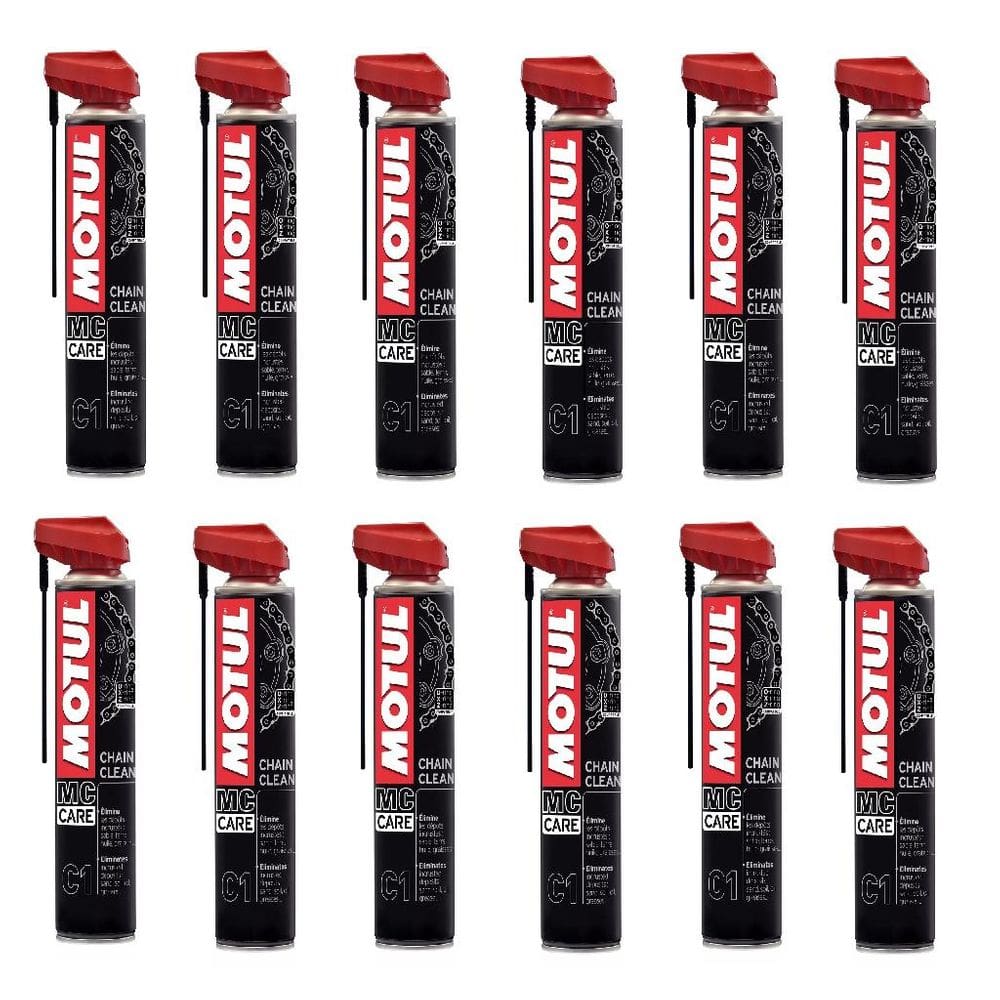 Limpador De Corrente Moto Motul C1 Chain Clean - 0,4L 12 Unidades