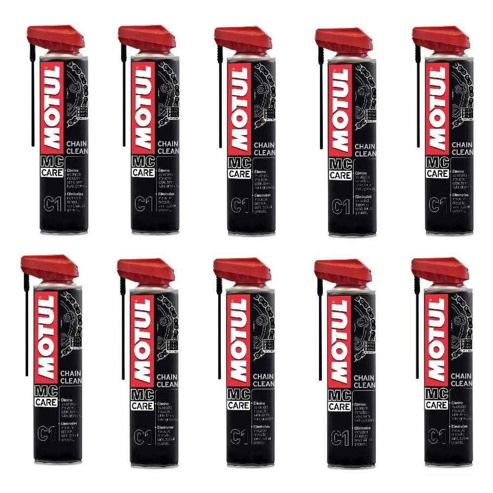 Limpador De Corrente Motul C1 Chain Clean - 0,4L Kit 10 Unidades