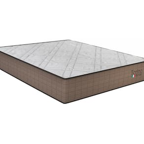 Colchão Casal Torino Ibrido eps Molas Ensacadas molas ensacadas Orthoflex 32x138x188cm Marrom/Bege