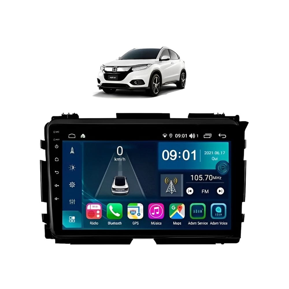 Kit Multimidia Hrv Hr-v 2019 a 2021 Android 14 OctaCore 4/64GB 4G - Link8S Adak