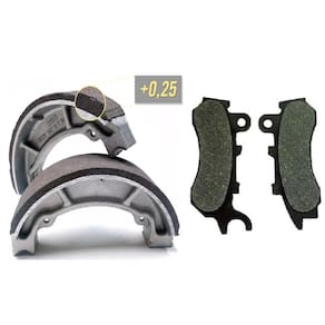 kit Freio combinado Patim 0.25 + Pastilha Moto Titan Fan 160 2018 2019 2020 2021 2022 2023 cbs