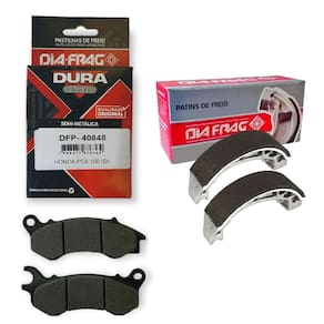 Kit Pastilha E Lona Standard Diafrag Honda Pcx 150 2013 2014 2015 2016 2017