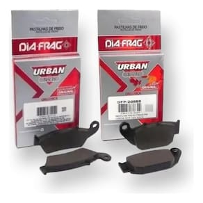 Kit Pastilha Freio Dianteira + Traseira Honda Bros 160 Esdd cbs