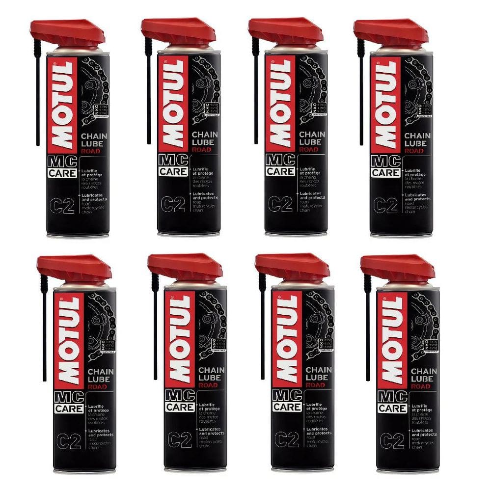 Óleo Lubrificante Corrente MOTO BIKE Motul Road C2 400ml 8 UNIDADES