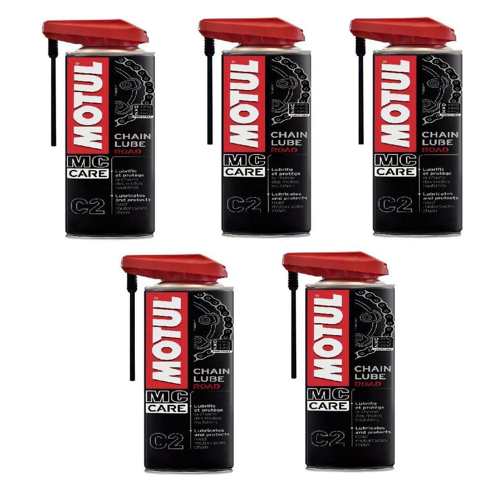 LUBRIFICANTE CORRENTE MOTO MOTUL C2 CHAIN LUB ROAD 0,4L 5 Unidades