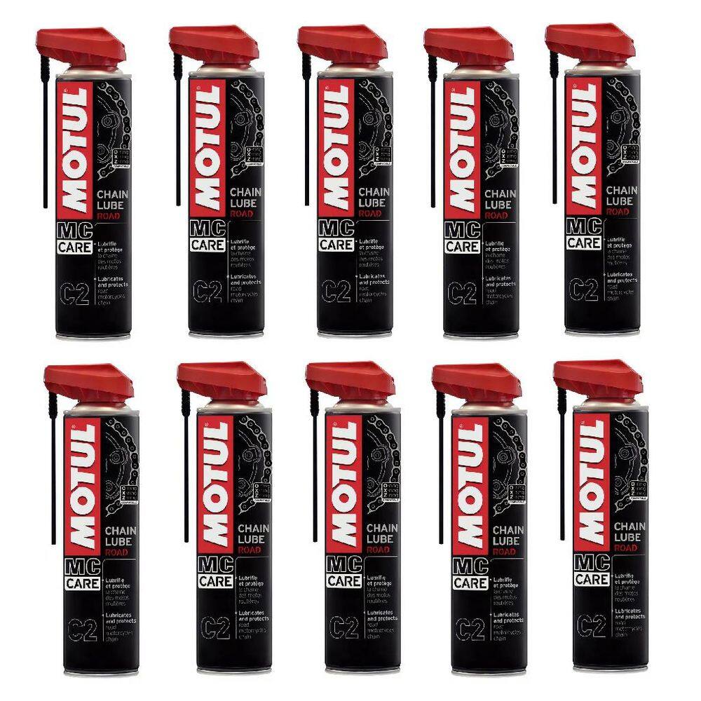 Lubrificante Motul C2 Chain Lub Road - 0,4L -Uso Ate 600Cc 10 Unidades