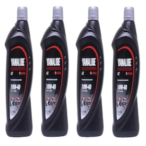 Kit Com 4L Óleo Yamalube Semissintético 10W40 Fluo 125 Mt01 V-Max Xvs950a